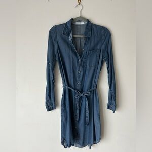 Chambray Shirt Dress